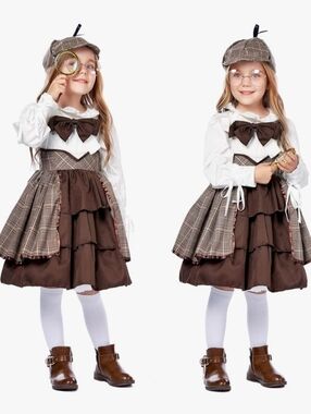 Girl's Detective Costume